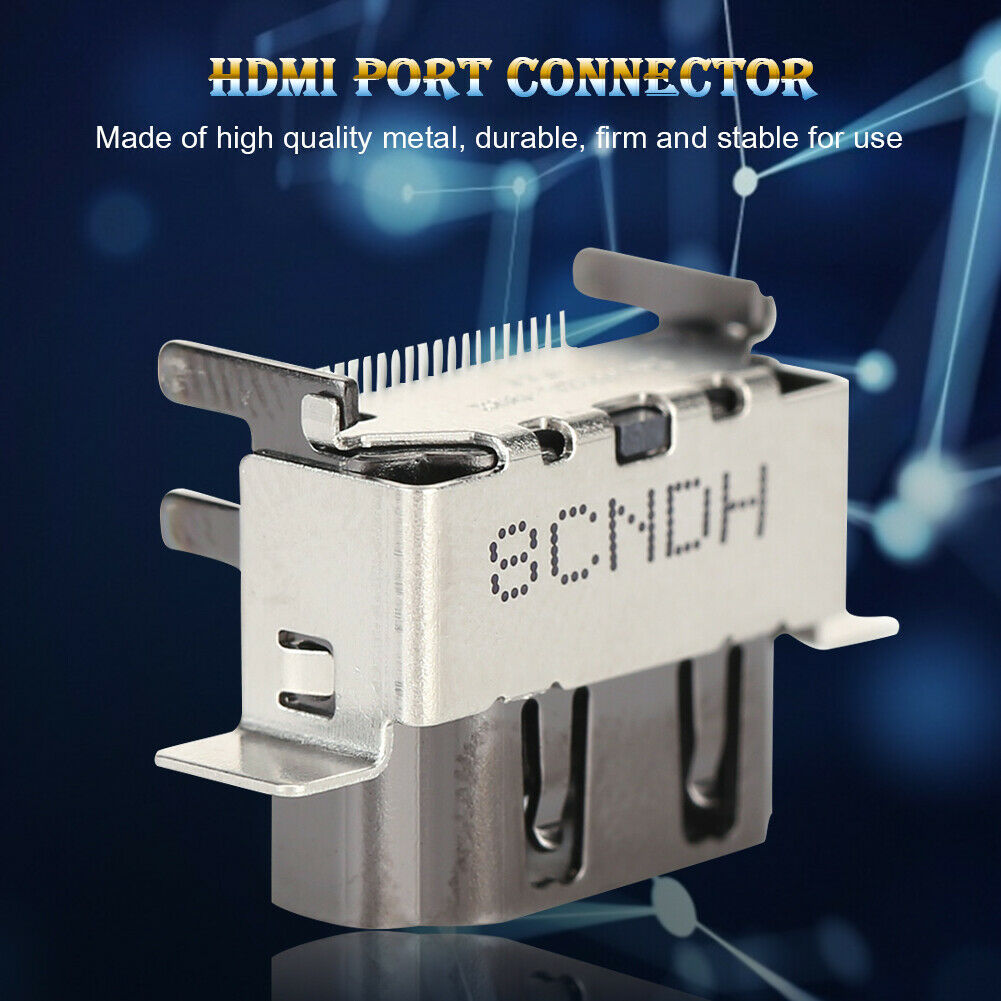 Replacement HDMI-compatible Port Socket Connector for Microsoft Xbox One X  @