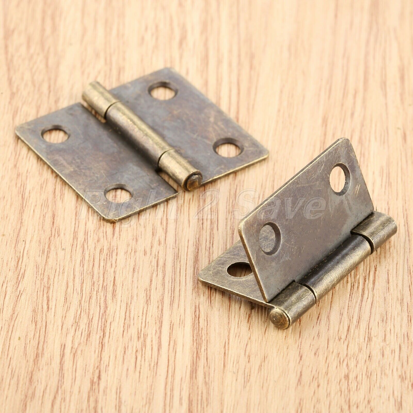 2pcs Furniture Door Hinges Cupboard Wardrobe Cabinet Hinges Hardware 38mm*34mm