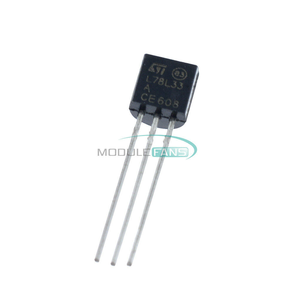 10PCS IC L78L33ACZ REG LDO TO-92 3.3V 1A