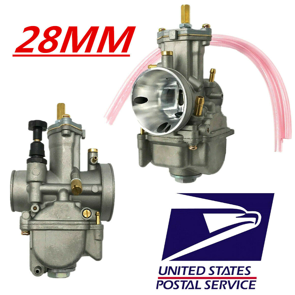28mm Super Performance Power Carburetor for 2 Stroke Cycle 80-350cc Motorcycle