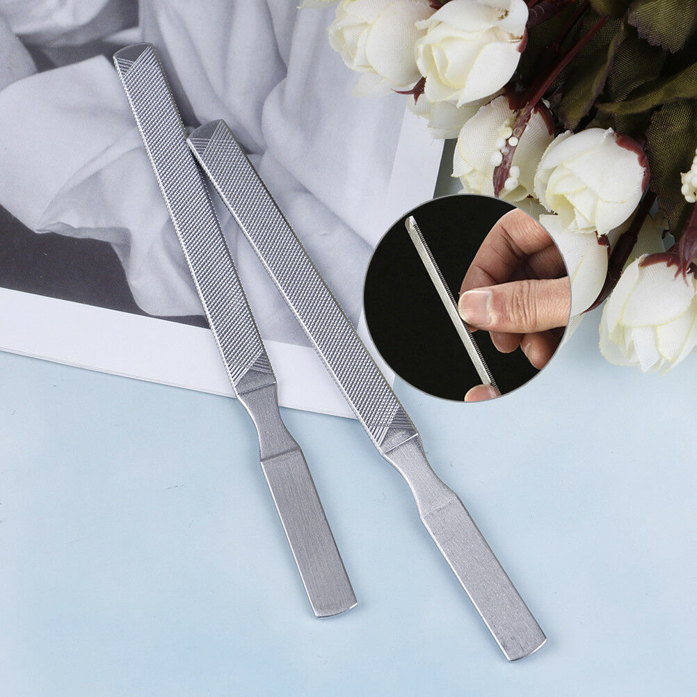 Stainless Steel Metal File Nail Art Beauty Dual Sided Pedicure Manicure TooDEAU