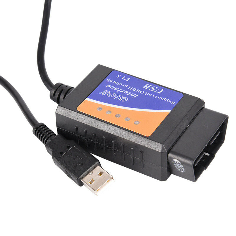 ELM327 USB Schnittstelle OBDII  Diagnose Auto Auto Scanners Scan Tool Kab  DD