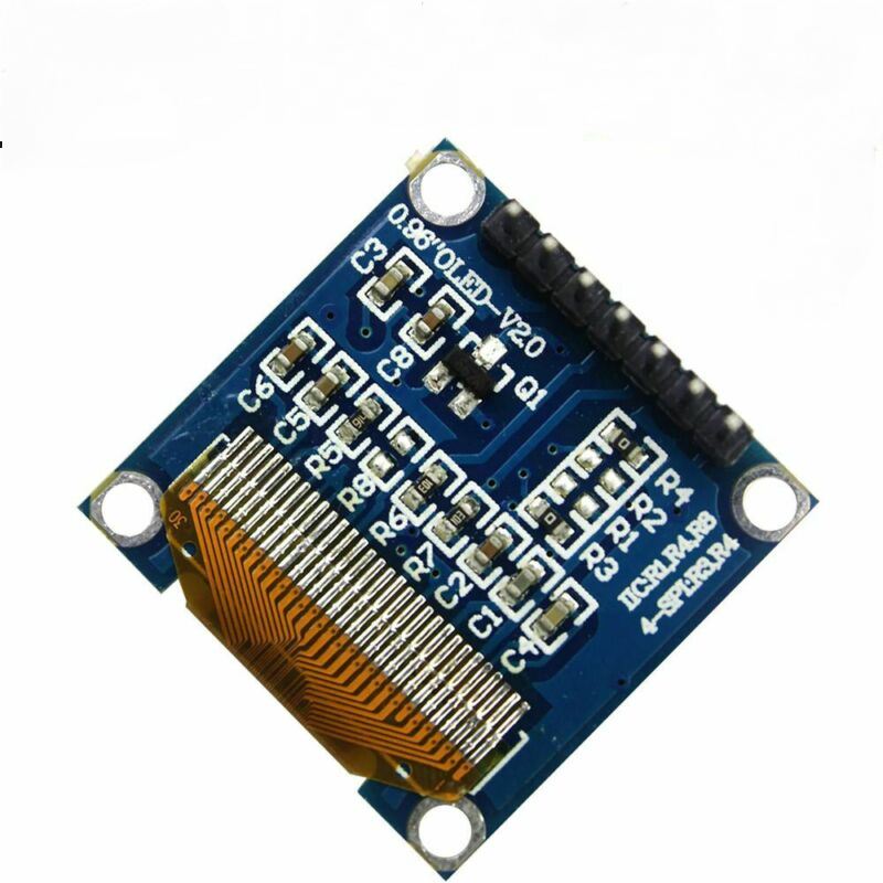 7-Pin 0,96" Oled Display Spi Module Arduino Raspberry Pi 128X64Mm Iic Interface