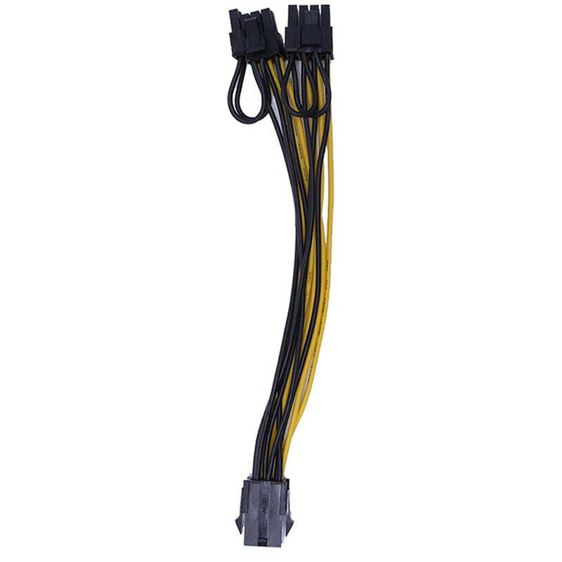 6 Pin to Dual PCIe 8 Pin (6+2) Image Card PCI Express Power Adapter GPU VGA Y-C6