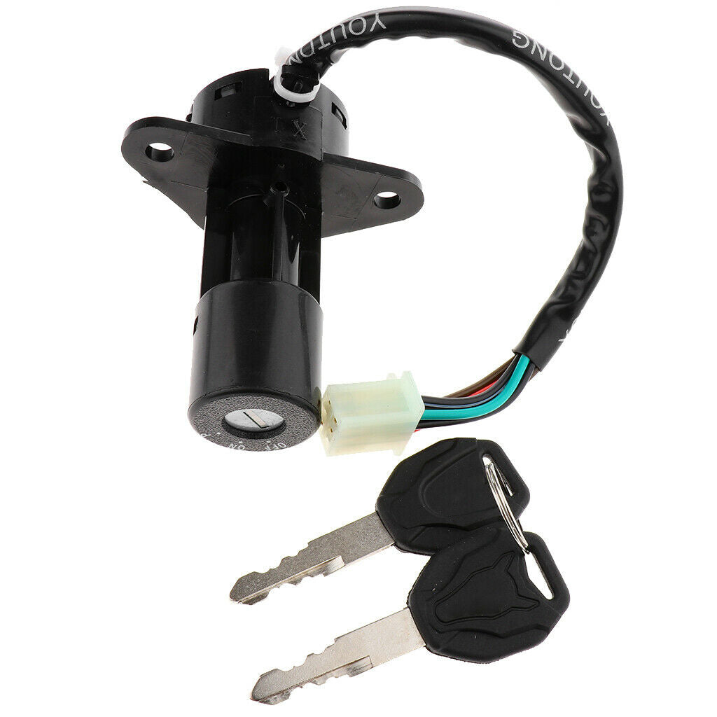 4 Or 6 Wires Motorcycle Scooter Electric Door Switch Lock Kit For Suzuki