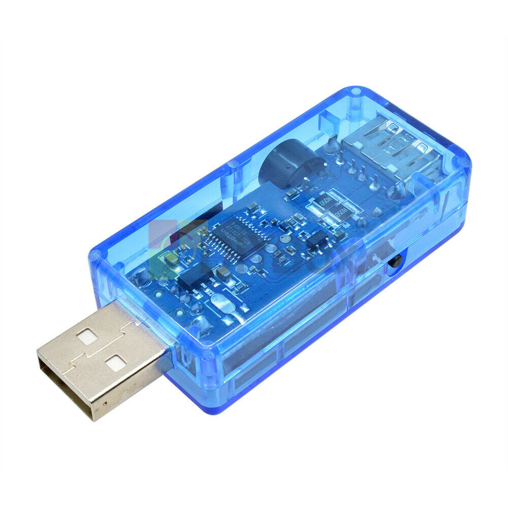 6 in 1 Voltmeter Tester LCD Current Voltage Capacity Power Detector Blue Case