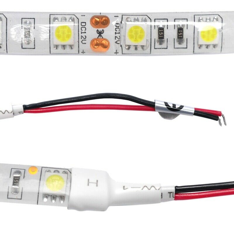 10Cm Waterproof White 5050 Led Strip Lights Dc 12V Caravan Boat Car X3X3