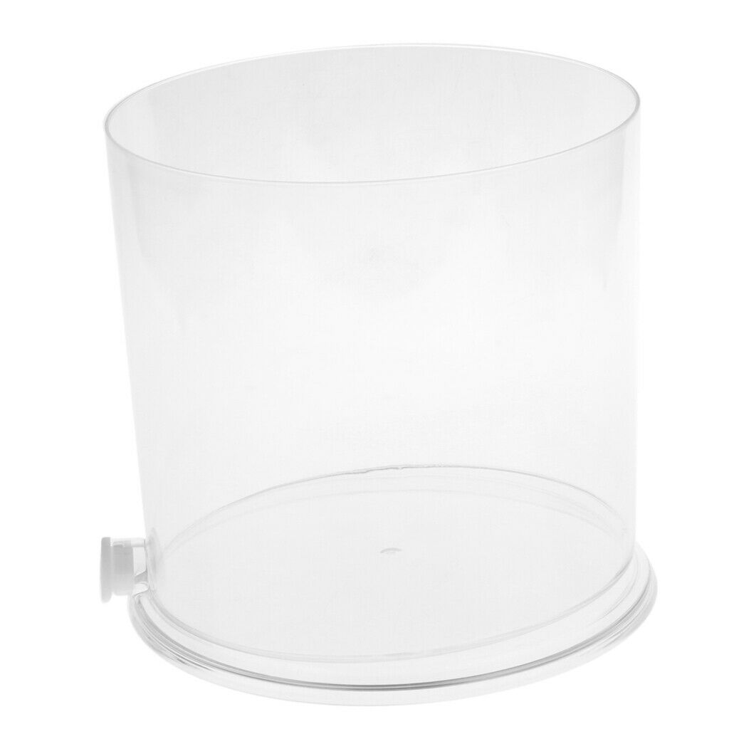 Transparent Acrylic Column Cylinder Aquarium Home Office Desktop Ornament