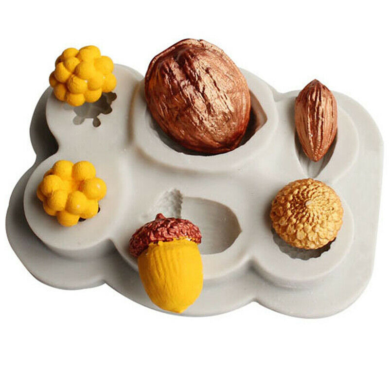 Nut Silicone Mold Fondant Mould Chocolate Mold Baking Cake Decorating Mou.l8