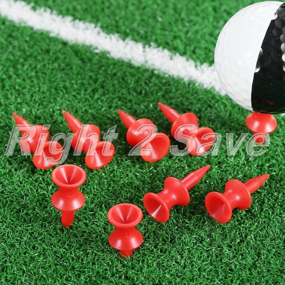 100Pcs/bag 31mm Plastic Durable Golf Ball Step Tees Driver Castle Plastic Tees