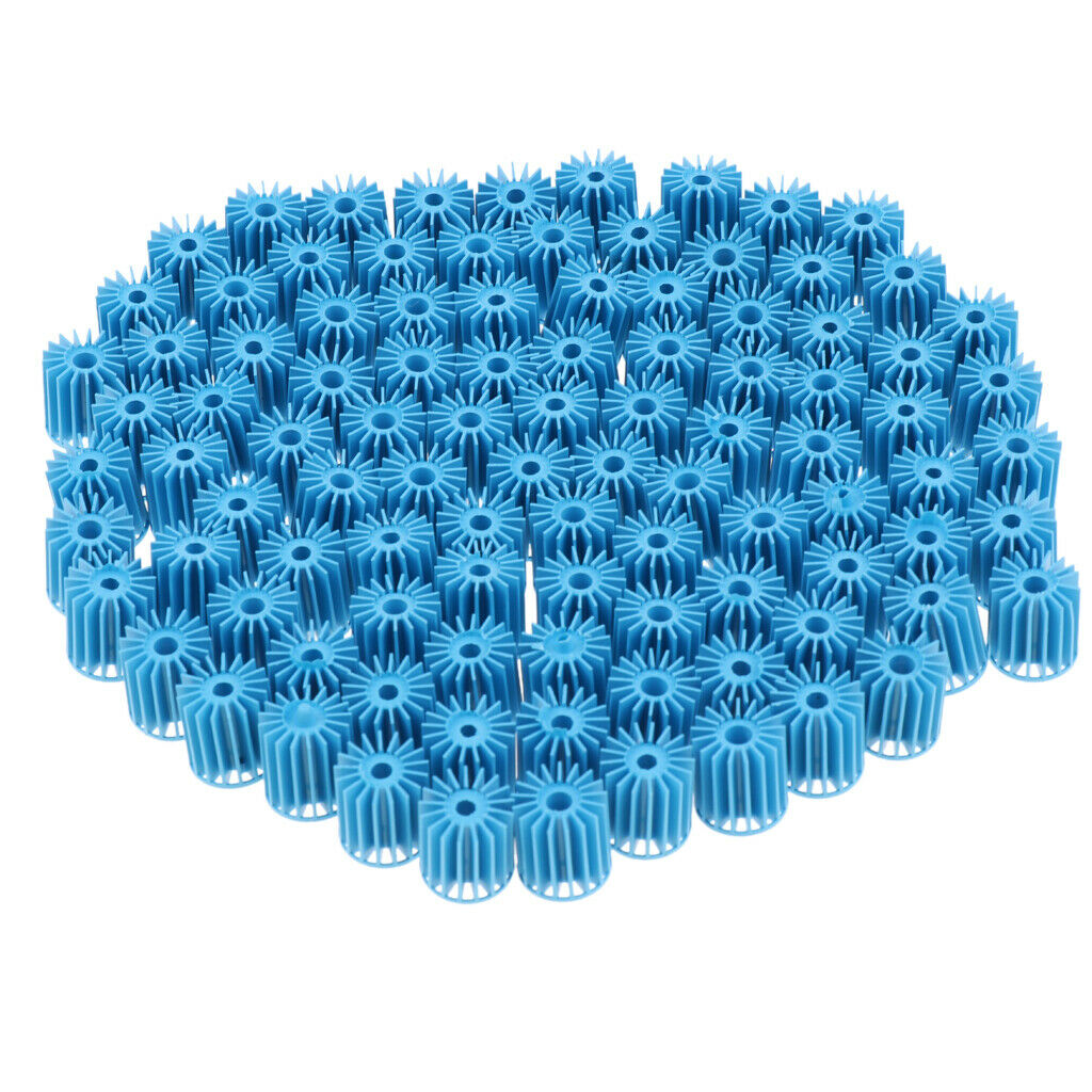 300 pcs. Bioballs filter aquarium pond biofilter biological filter media, blue