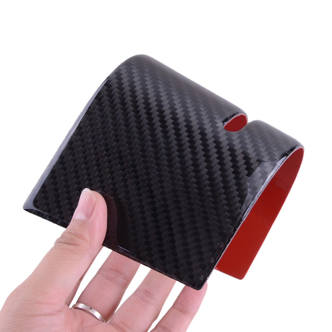 Carbon Fiber Console Center StorageBox Cover Fit For Jeep Grand Cherokee 2014-18