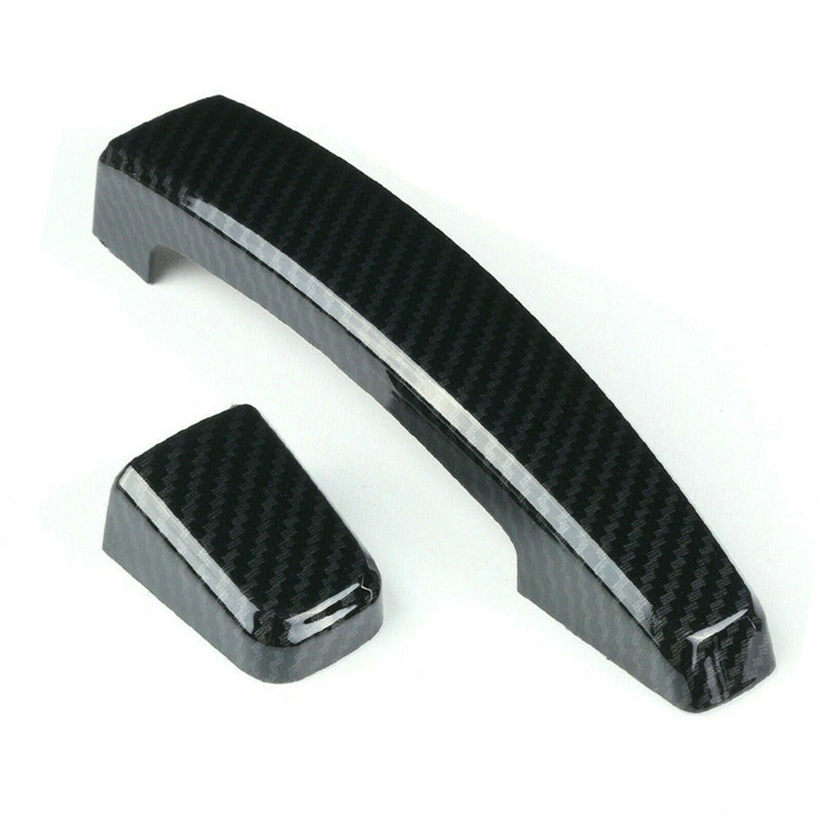 Carbon Fiber Style Door Handle Covers Outer Trim For Chevrolet Camaro 2010-2015