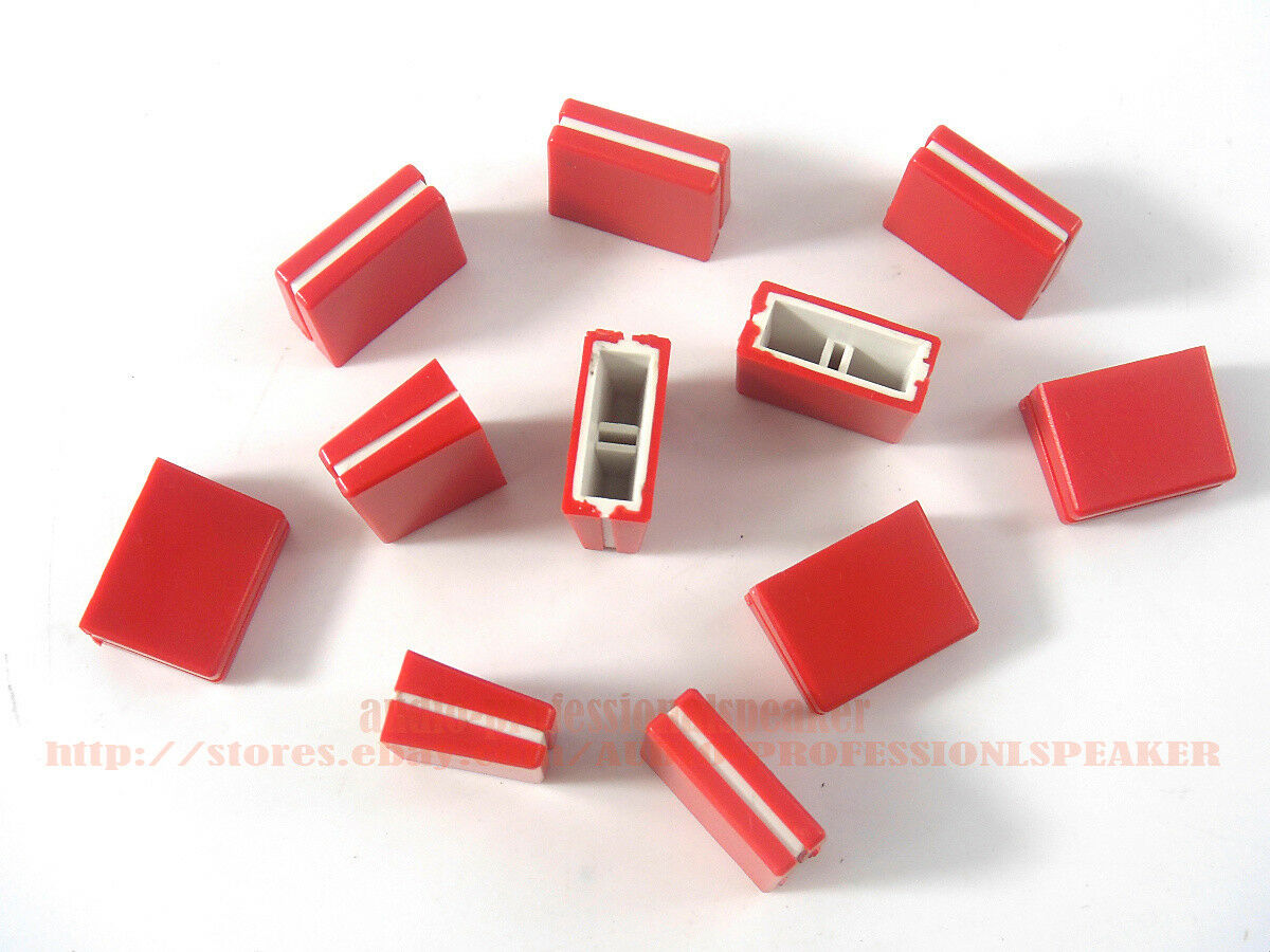20pcs/lot Fader Cap Knob For PIONEER DJM-250 350 400 600 700 800 Mixer Red