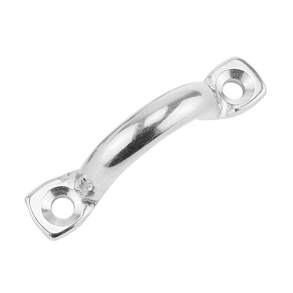 6Pcs 6mm Trailer Tie Loop Lashing Rope Tie Down Ring Horse Shape Tpye, Stainless