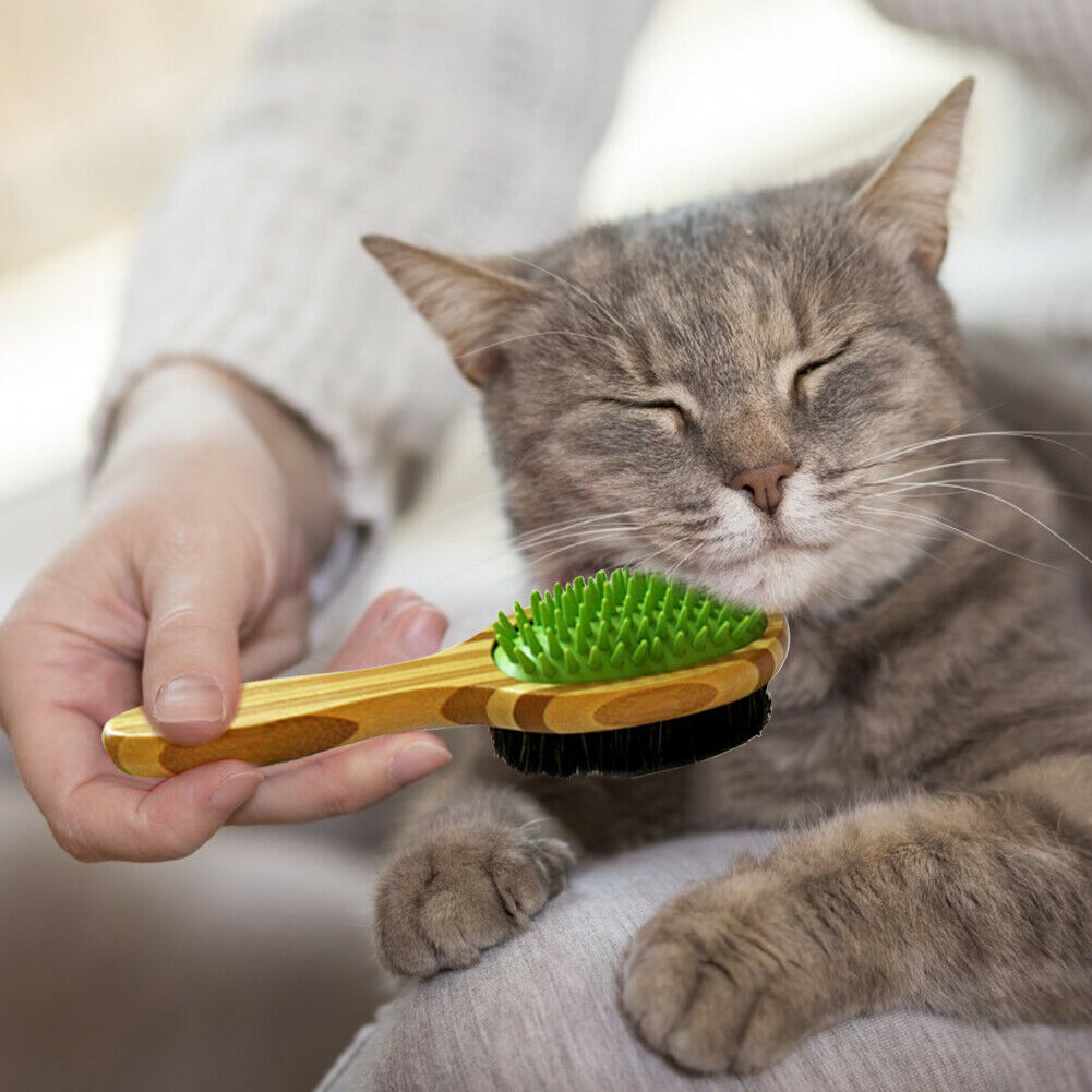 Double-sided Pet Comb Grooming Brush for Dogs Cats Massage Hair Removal  @