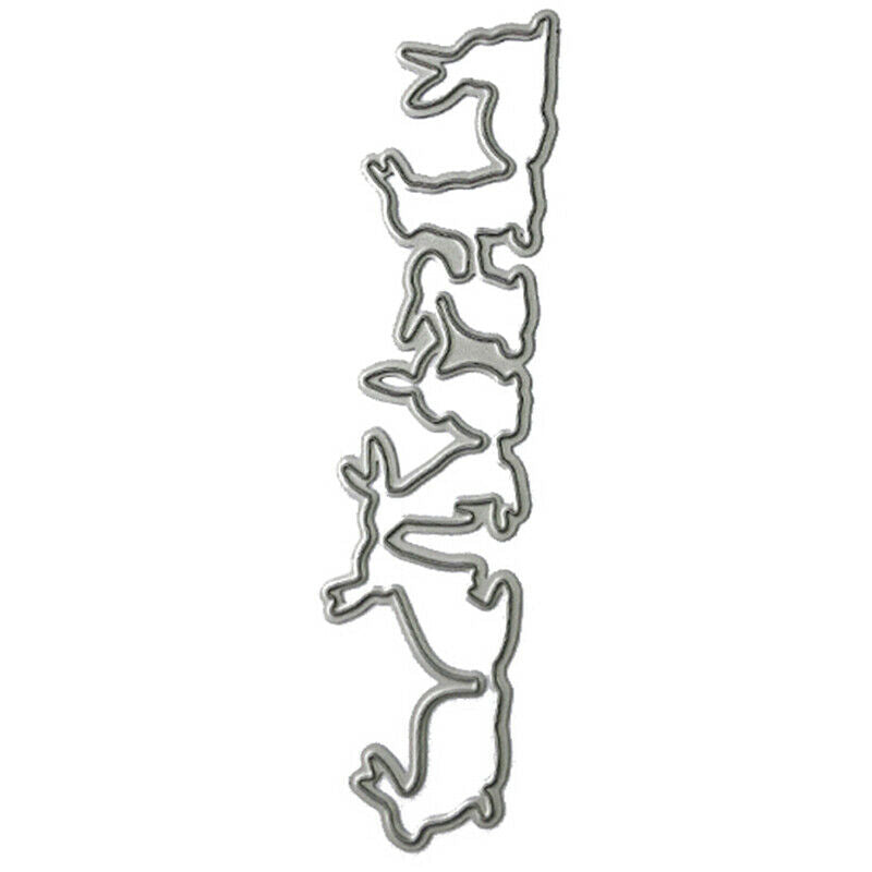 Easter Rabbit Metal Cutting Dies Stencils For Scrapbooking Photo A R.l8