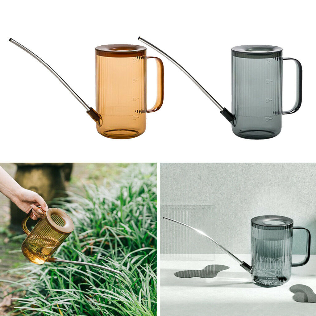 2x Watering Can 1Litre Small Watering Pot Garden Bonsai Plants Flowers