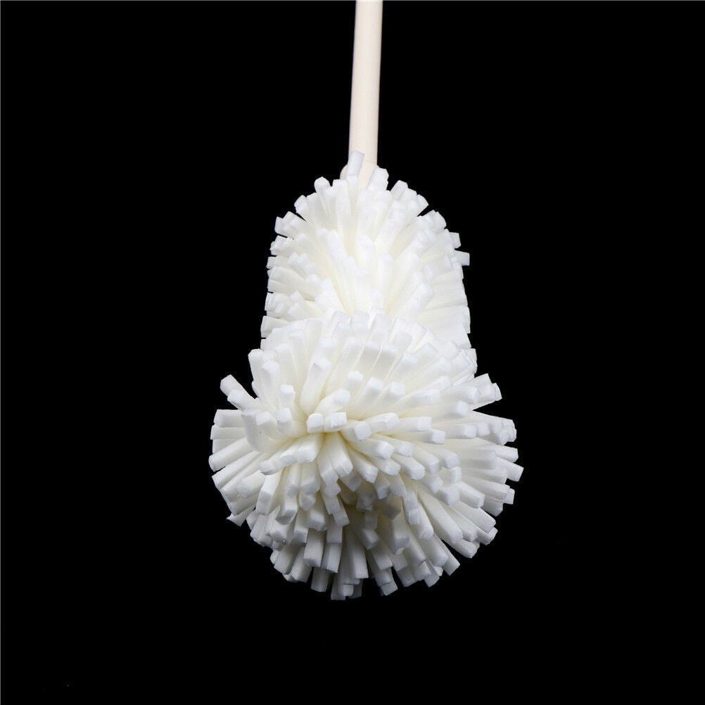 Long handle Sponge Wash Cup Brush Baby Milk Bottle Brush Glass Cup Cleane.l8