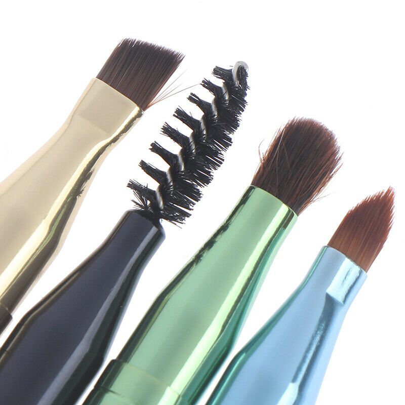 Makeup Brushes 4 Head Makeup Brush Retractable Metal Eye Eyeshadow Brush SetDD