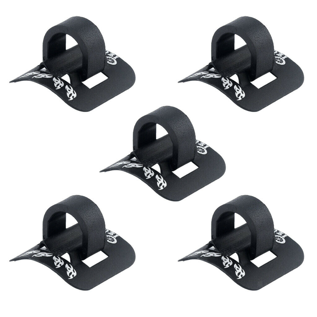 Bicycle Bottom Bracket Cable Guide Plate + C-Clips Clamps Housing Hose Guide, 5