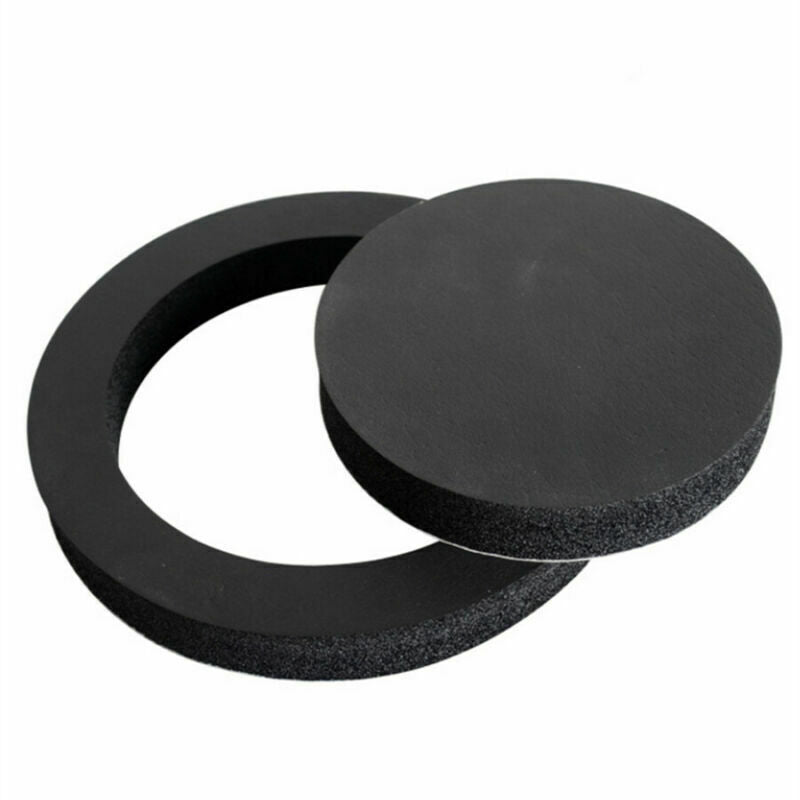 4x 6.5'' Car Speaker Insulation Bass Ring Soundproof Black Woofer Pad Universal