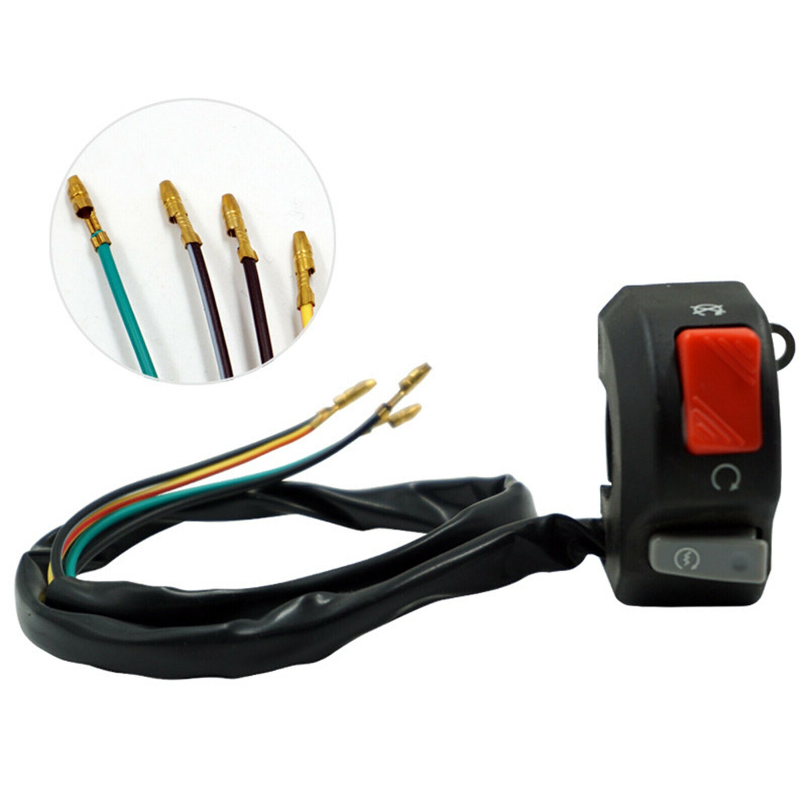 Universal Motorcycle Mounting Switch ON-Off for Scooter Quad Snowmobiles