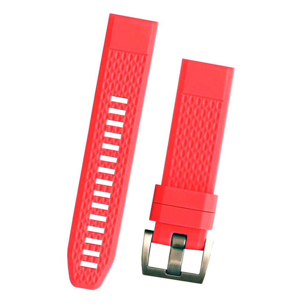 For   fenix 5S Sports Replacement Silicone Wrist Watch Band Strap Red