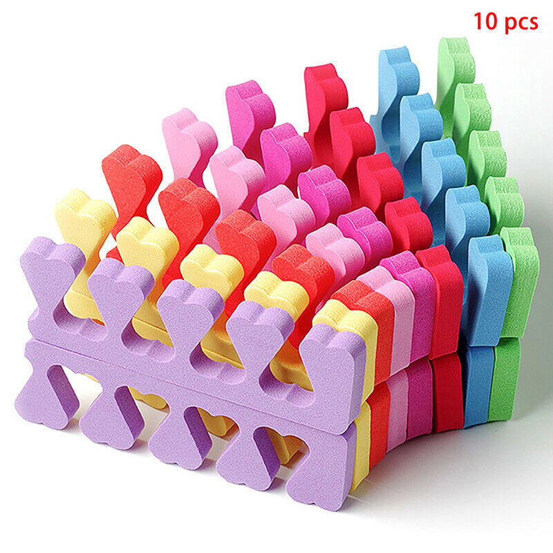 10Pcs Nail Art Toes Separators  Finger Separator Cotton  Nail Holding To JYDFAU