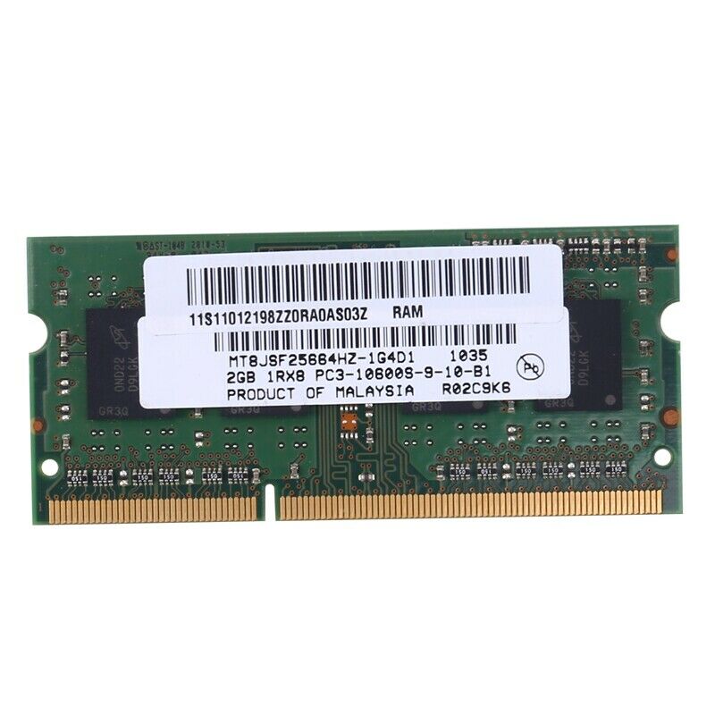 DDR3 2GB Laptop Memory Ram 1RX8 PC3-10600S 1333Mhz 204Pin 1.5V High PerformancS3