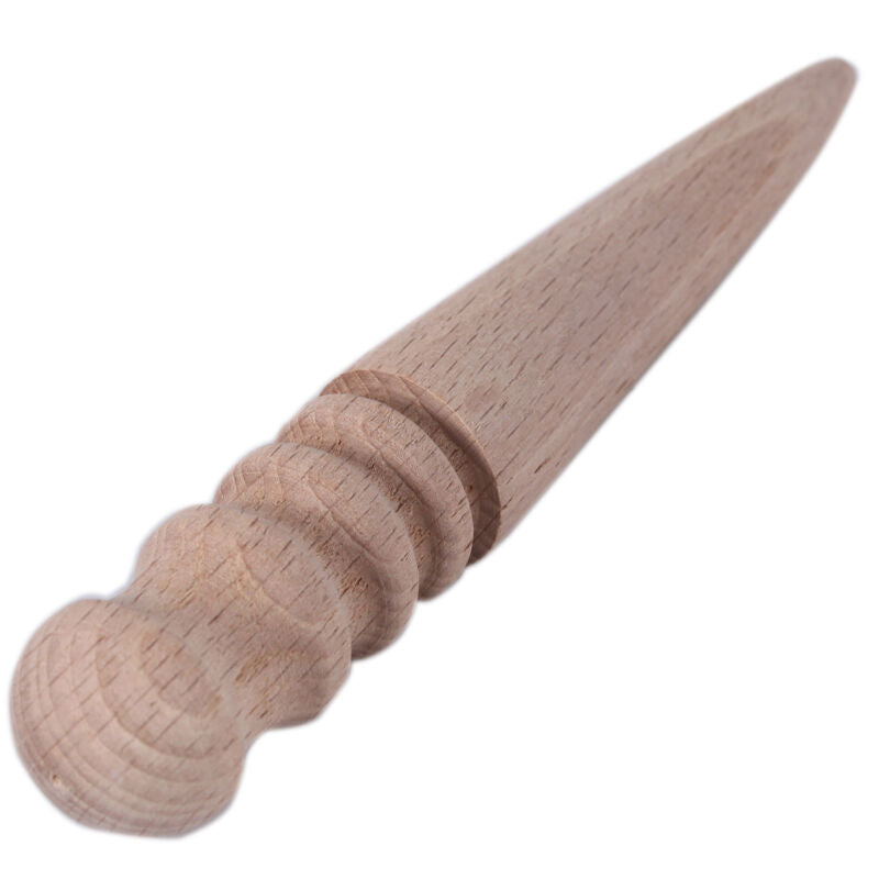 Leathercraft Tools Round Wood Edge Slicker Multi-Size Burnisher for Leather J SJ