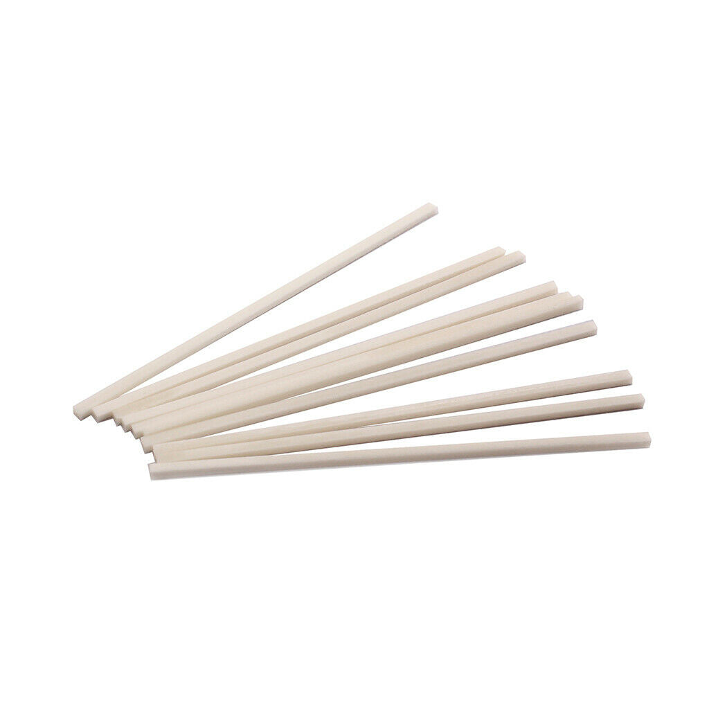 Pack of 10 Guitar Banjo Bridge Saddle Nut Blank Bone Strips String Instrument
