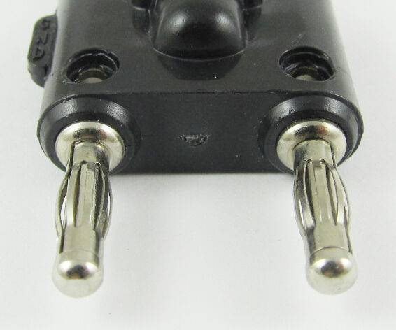 5 pcs BNC Female jack to Dual Banana Plug male 0.75" center spacing RF Adapter
