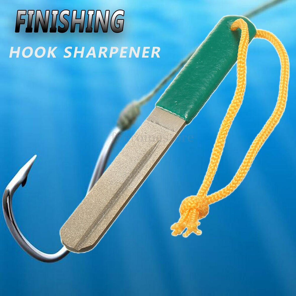 Fishing Diamond Hook Sharpener Sharpening Tools Dual Side Tackle Hot Sal.l8
