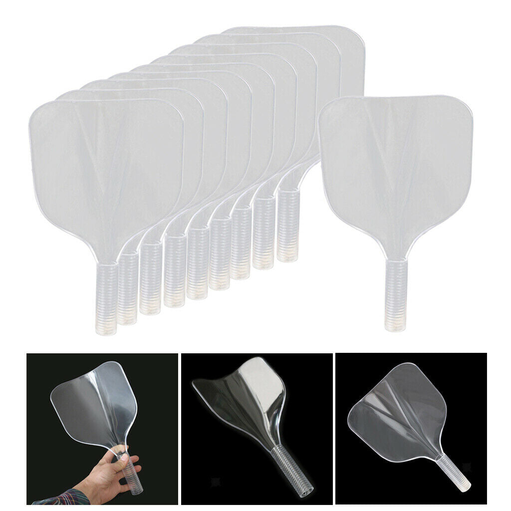 10Pcs Hairspray Face Shield Transparent for Salon and Home Use, Clear