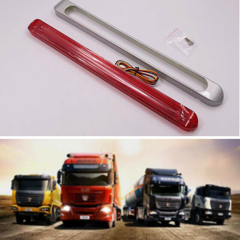 LED Heavy Trucks Trailer RV Turn Signal Light Tail Brake Lamp Flowing Red Yellow