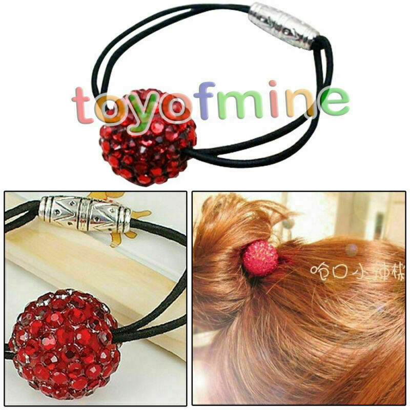 Fashion small jewelry small pepper drilling big red ball  hair accessories