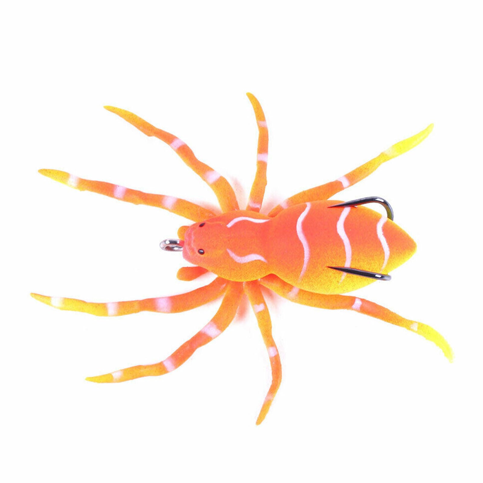 5PCS/Pack Phantom Spider 8cm/7g Topwater Bait Soft Rubber Fishing Lure Tackle