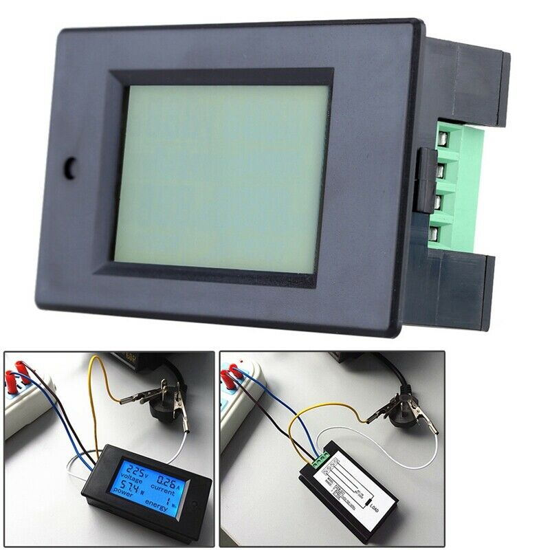 20A AC Multifunction Voltmeter Current Digital LED Display Power Monitor VoltaG4