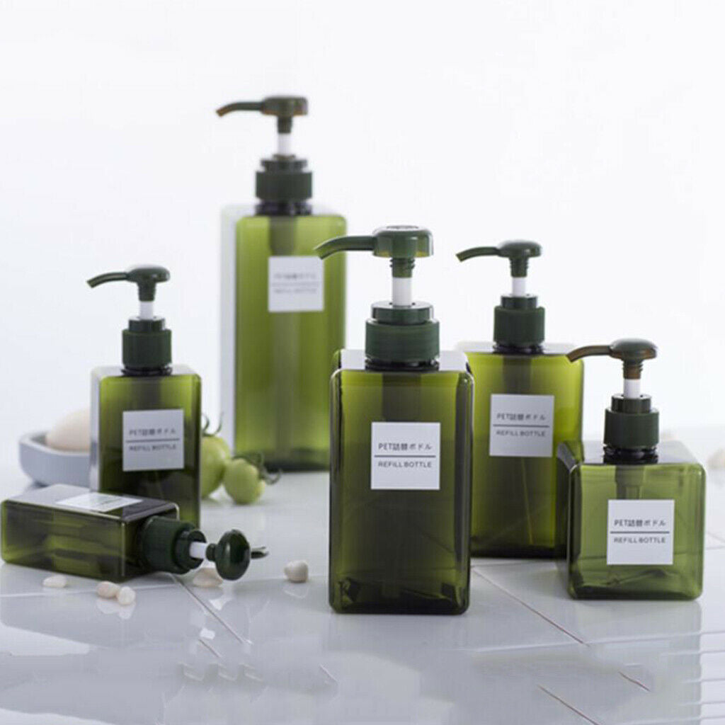3x Liquid Hand 100ml 450ml 280ml Foaming Soap Dispenser PET for Shampoo