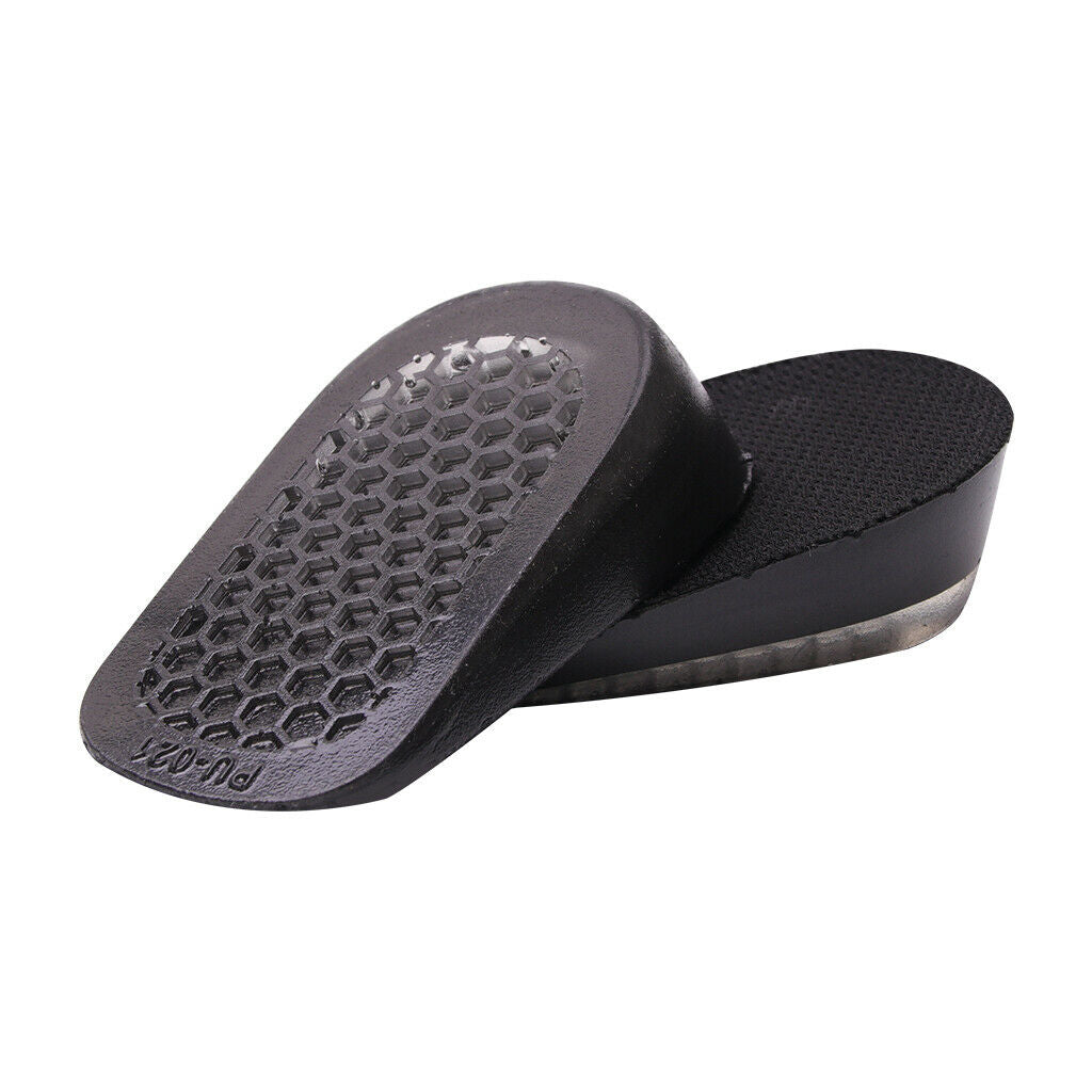 2 Pairs Adjustable Height Increase Template Soft Silicone Foot Insoles