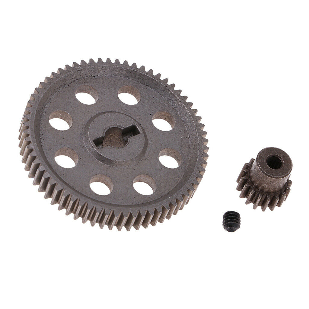 1/10 RC Car Spare Parts 64T Diff Main  17T Motor Gear for HSP Buggy Accs