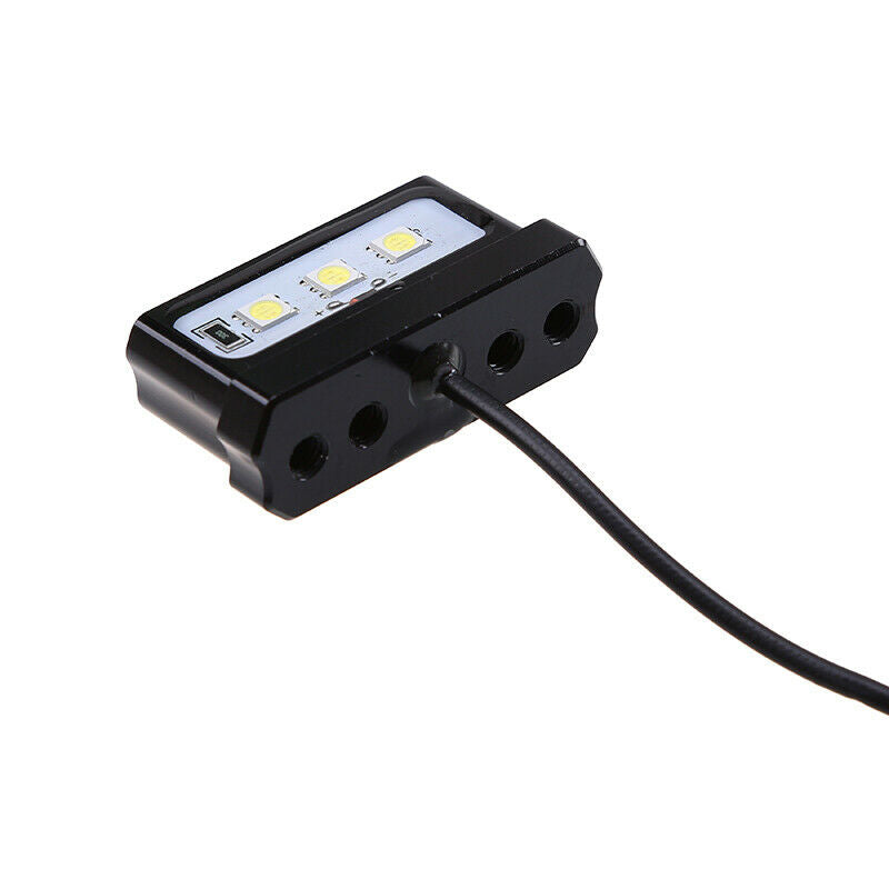 1PCS Motorcycle Bikes Modified CNC Aluminum Alloy Mini LED License Plate Light