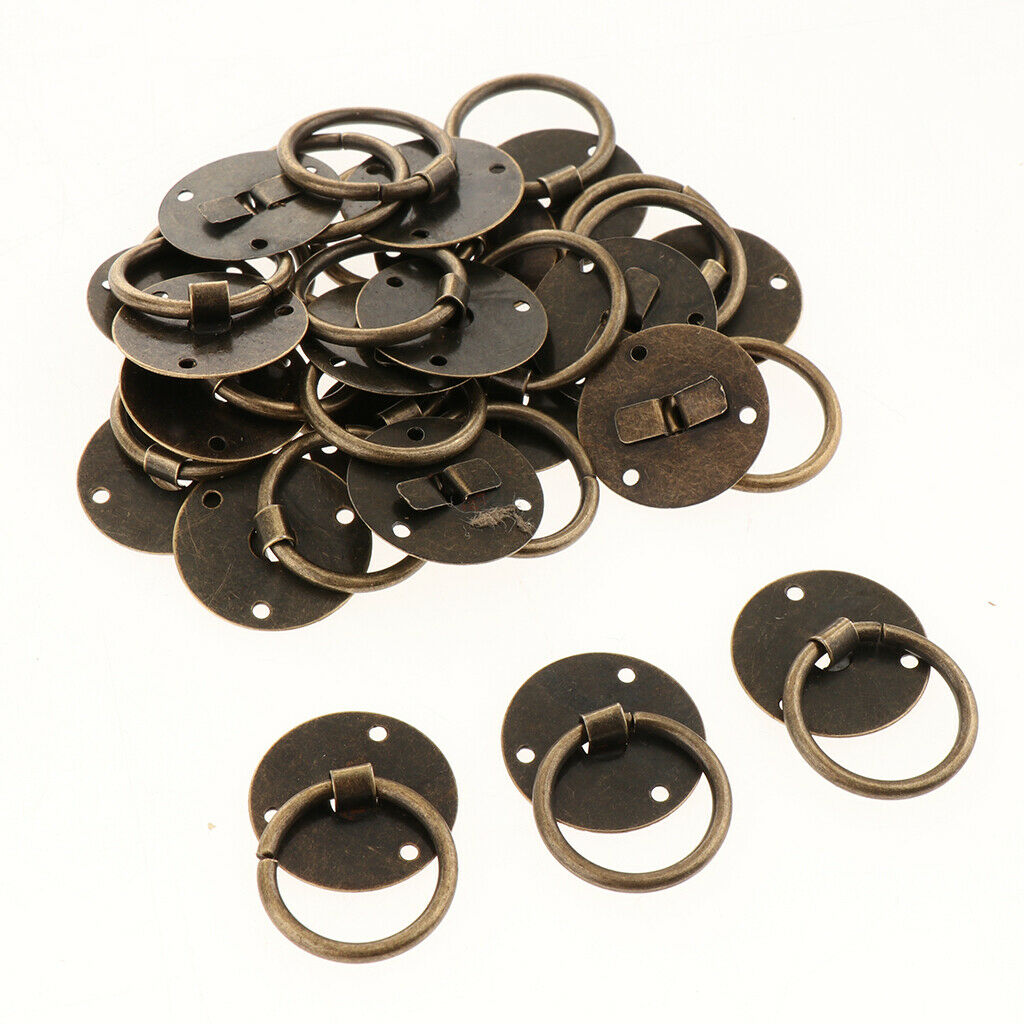 20 Pcs Chinese Style Copper Zinc  Pulls Drawer Cabinet