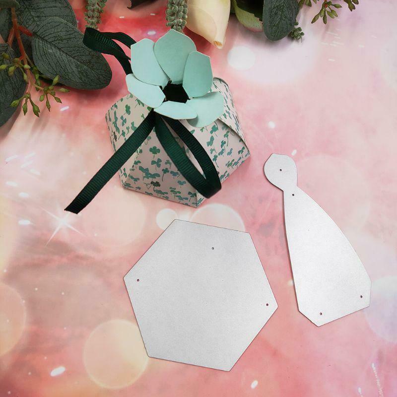 Conical Candy Box Metal Cutting Dies Stencil Scrapbooking DIY Album Stamp Paper