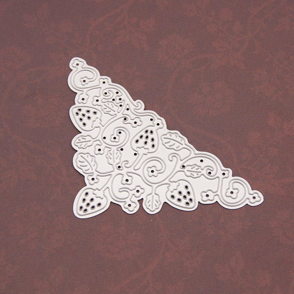 Strawberry Metal Cutting Dies Stencil Scrapbooking Paper Card Embossin.l8