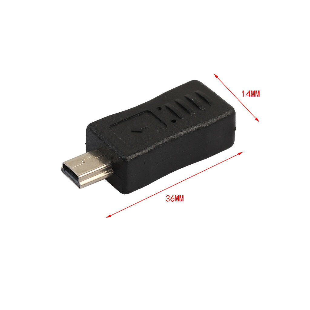 12Pcs/Set Android Phone Mini 5Pin ,USB Micro , USB 2.0 OTG Converter Adapter