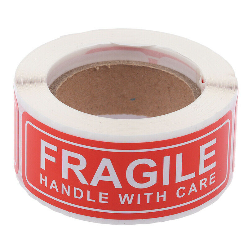 150Pcs/Roll Fragile Label Stickers Handle with Care Thank You Warning Sig.l8