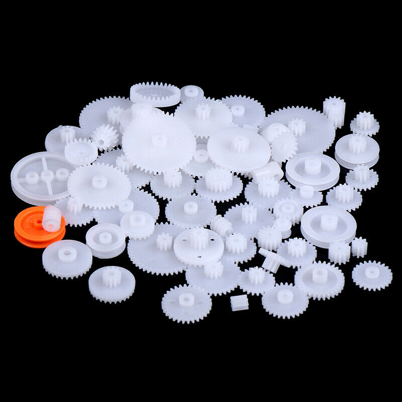 64 Kinds Plastic Shaft Single Double Layer Crown Worm Gears Cog Wheels M0.l8