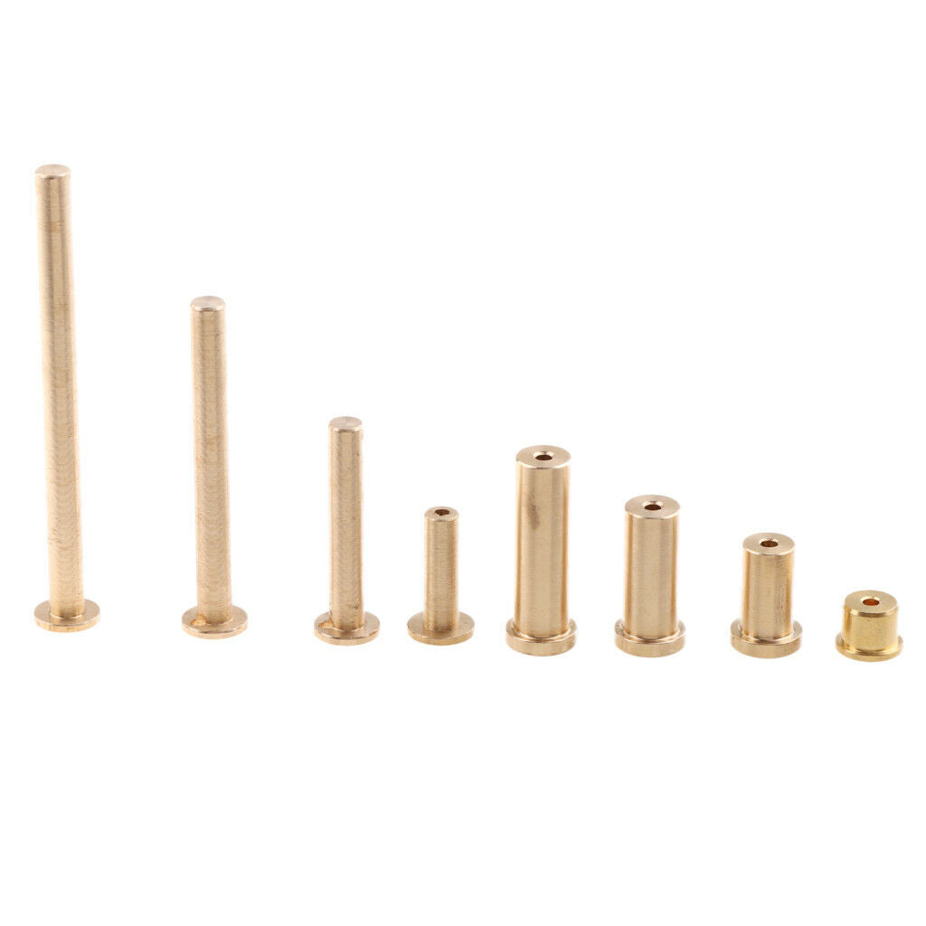 8 lot Brass Golf Shaft Tip Plug Irons Woods Balance Adjuster Accessories
